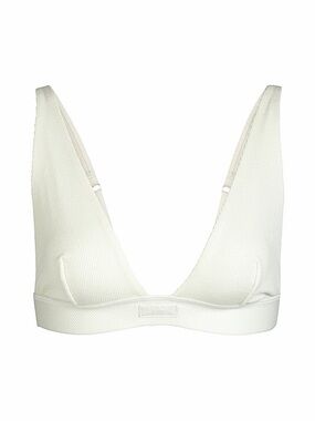 SKIMS Cotton Rib Plunge Bralette XL